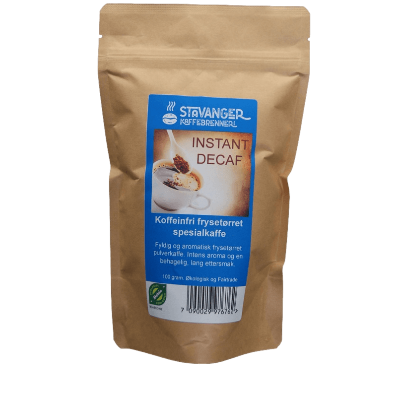 DECAF Superb Instant Coffee, Fairtrade and Organic, 100g