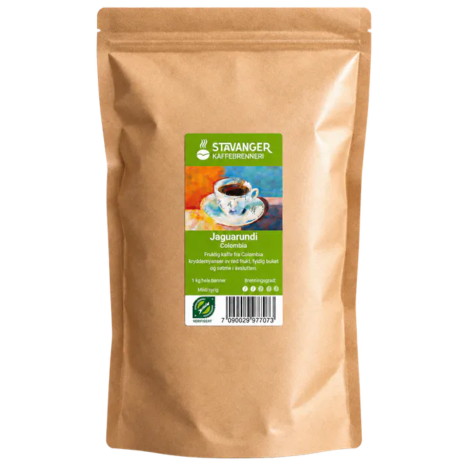 Hovedbilde Colombia Jaguarundi NATURAL 1kg Økologisk